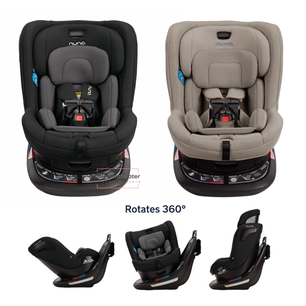 Jual Nuna REVV Rotating Convertible Car Seat Hazelwood Caviar Carseat Carsit Kursi Base Mobil