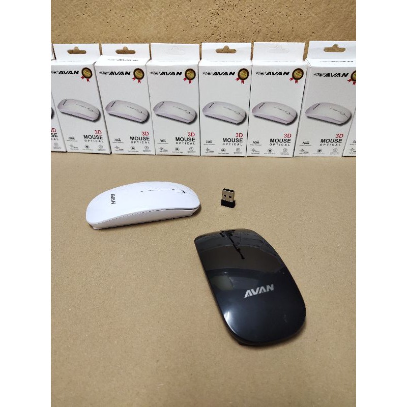 Jual Mouse wireless OEM PC/ Mouse Slim Avan | Shopee Indonesia