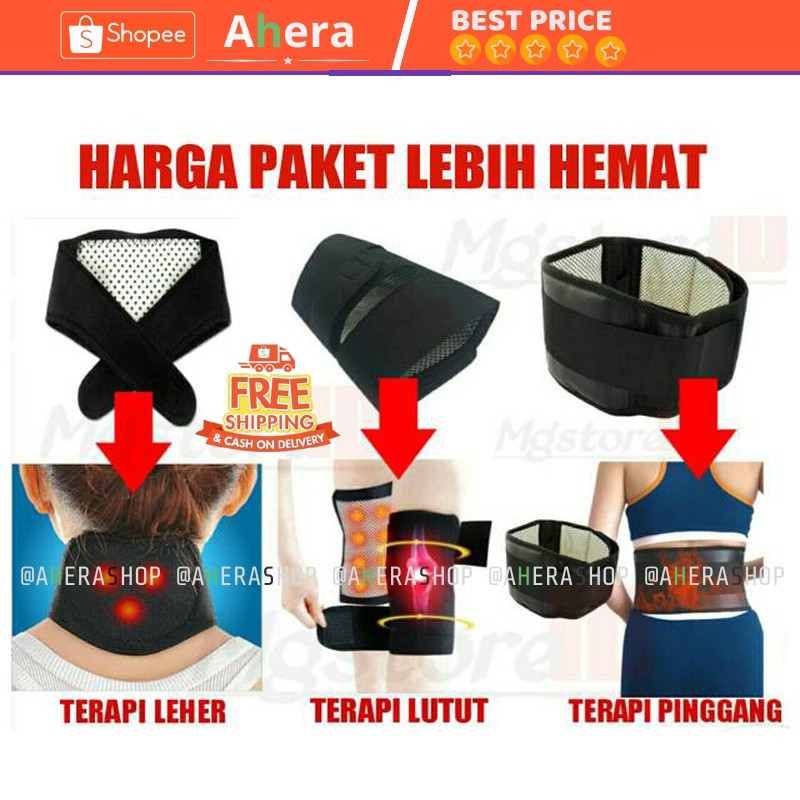 Jual SABUK TERAPI PINGGANG LEHER LUTUT MAGNETIK - KROSET SET TERAPI ...