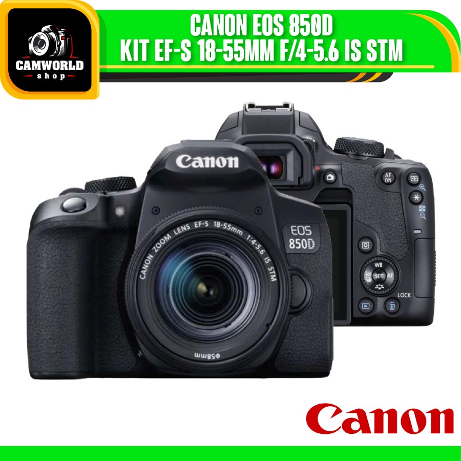 Jual Canon EOS 850D Kit EF-S 18-55mm F/4-5.6 IS STM | Shopee Indonesia