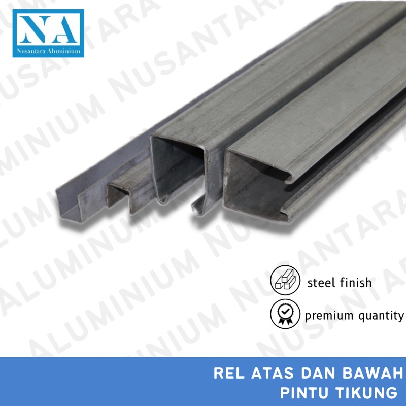 Jual Rel Atas Dan Bawah Galvanis Lokfom Pintu Besi | Shopee Indonesia