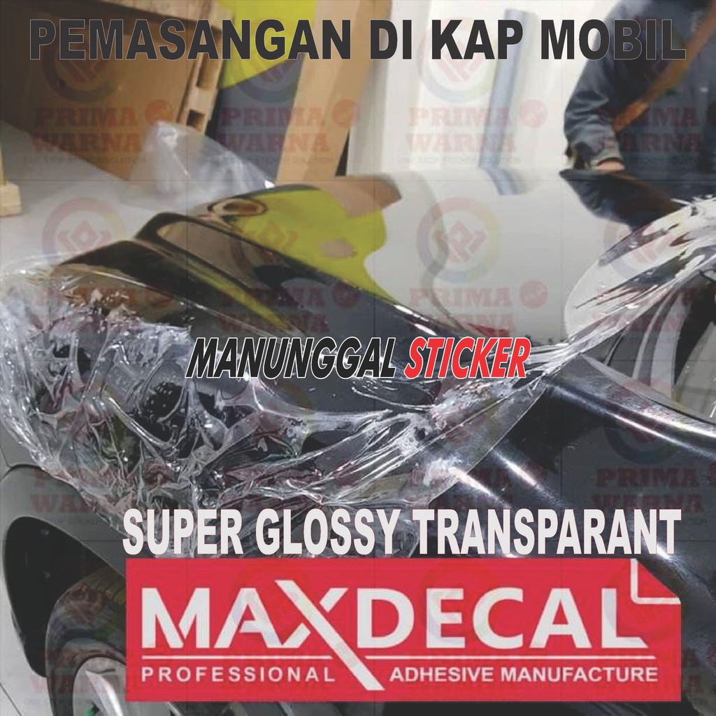 Jual STIKER SKOTLET TRANSPARAN BENING SUPER GLOSSY LEBAR 120CM UNTUK ...