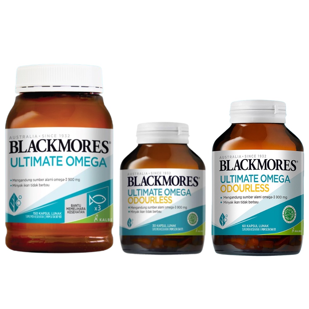 Jual Blackmores Ultimate Omega BPOM Kalbe 150 Kapsul 60 Kapsul