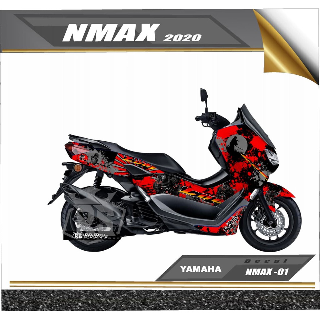 Jual Decal Sticker Nmax 155 new 2020 samurai x- dekal stiker nmax new ...