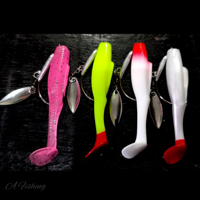 SOFT LURE 8 CM REP Z MAN, UMPAN CASTING GABUS TOMAN BUJUK