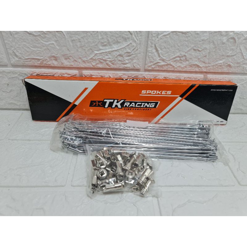 Jual jari-jari atau ruji merk Tk racing buat motor trail ukuran 8g ...
