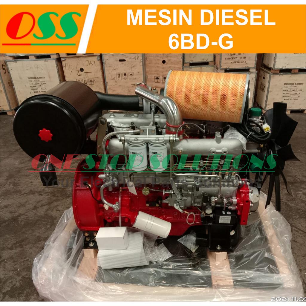 Jual MESIN DIESEL POMPA ENGINE PUMP WATERPUMP FIREPUMP HYDRANT 6BD-G ...