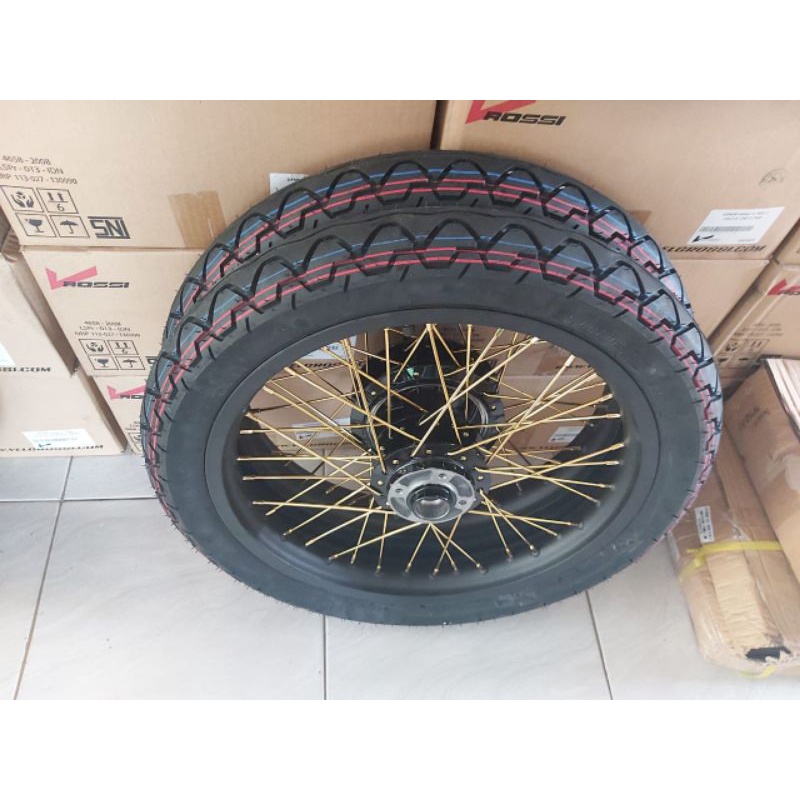 Jual velg rk king ring v Rossi UK 160-185x18 tromol ORI plus ban ...