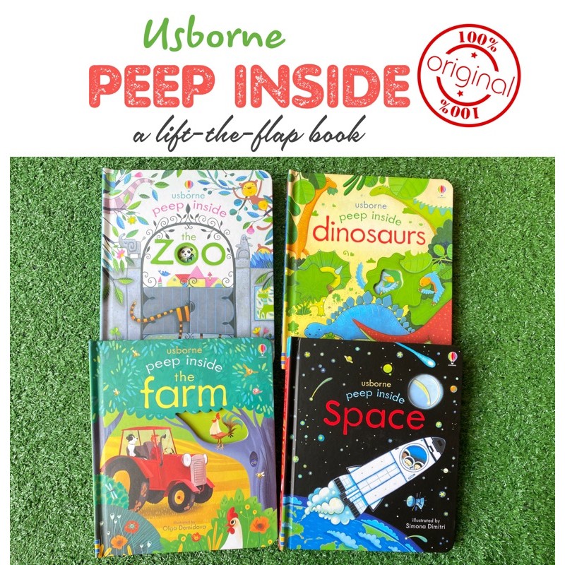 Jual USBORNE ORIGINAL peep inside a lift the flap book | Shopee Indonesia