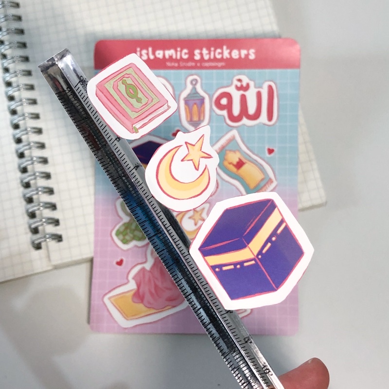 Jual Sticker Muslimah Islami Allah Kabah Masjid Sajadah Dua Aesthetic ...