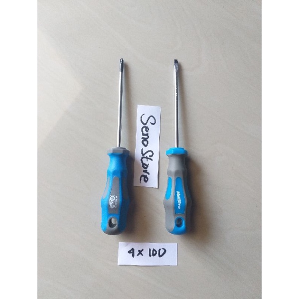 Jual MULTIPRO Obeng TPR gagang karet 4 x 100 mm plus atau minus ...