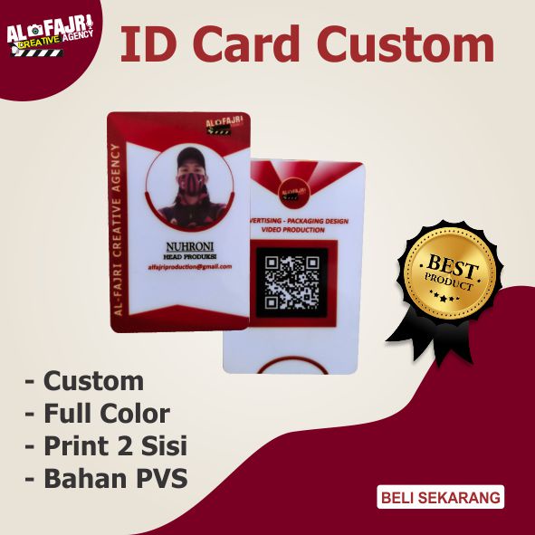 Jual ID Card Custom Cetak Kartu Member PVC Satuan | Shopee Indonesia