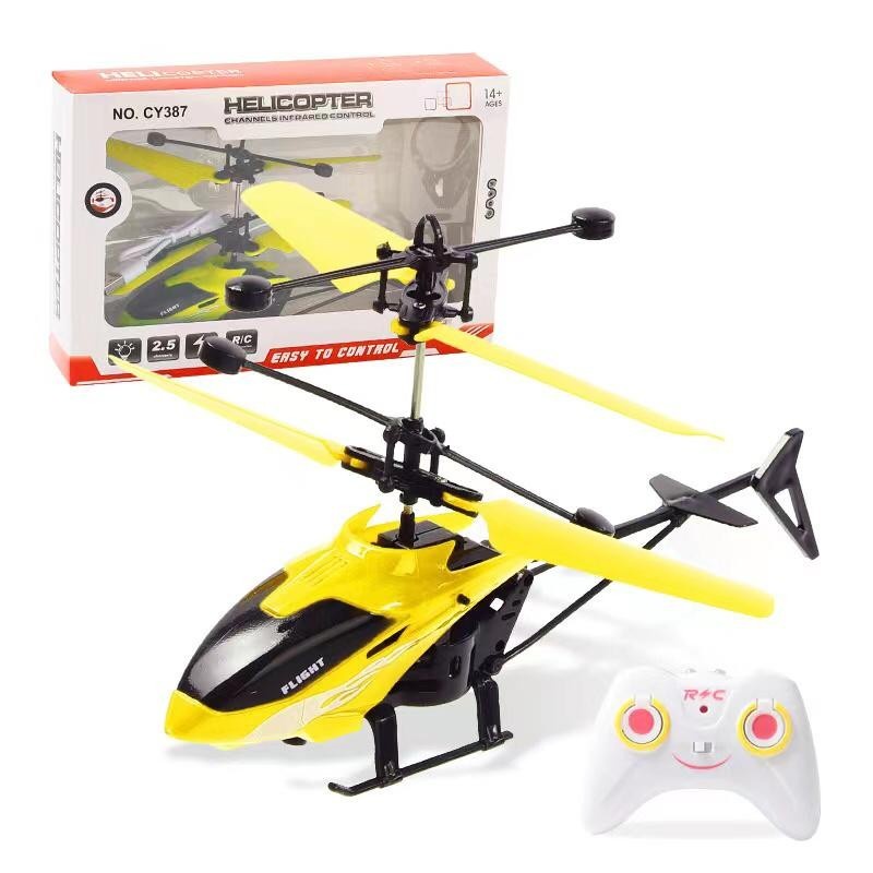 Jual Flying Helicopter Mainan Helikopter Terbang RC Remote Control Sensor Shopee Indonesia