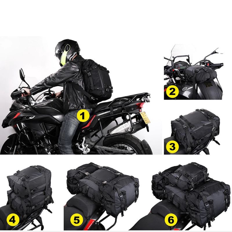 Jual (RHINOWALK) TAS TOURING MOTOR 20L. MODULAR DESIGN, TAIL & SIDE BAG ...