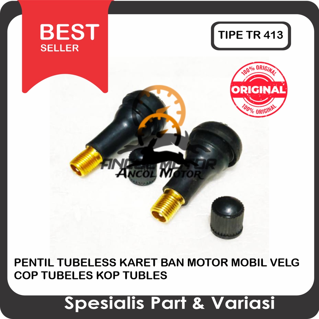 Jual Pentil Tubeless Karet Ban Motor Mobil Velg Cop Tubeles Kop Tubles