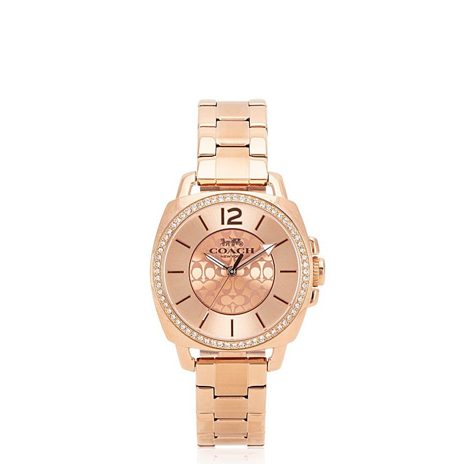 Jual Coach Boyfriend Logo Stainless Rosegold Shopee Indonesia