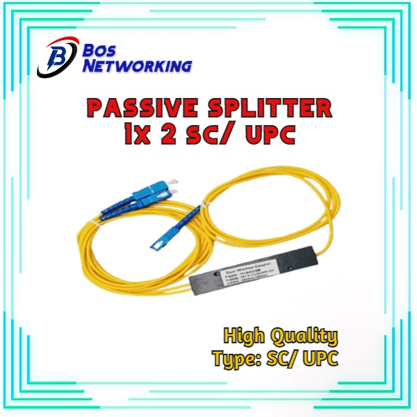 Jual Passive Splitter 1:2 SC UPC Pasif Spliter Fiber Optic | Shopee ...