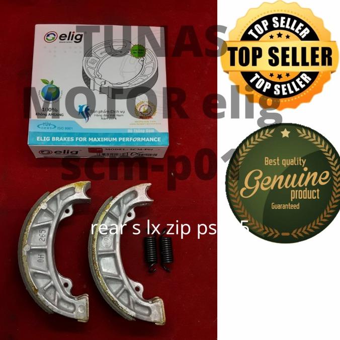 Jual ORIGINAL ELIG SCMP01 kampas rem belakang Vespa S LX Zip PS 125
