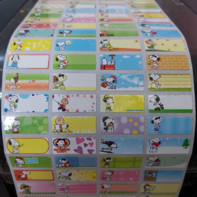 Jual Label nama SNOOPY size S M L | Shopee Indonesia