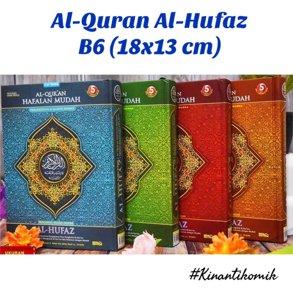 Jual Al Quran Al Hufaz B6 Quran Hafalan Terjemah Tajwid Warna | Shopee ...