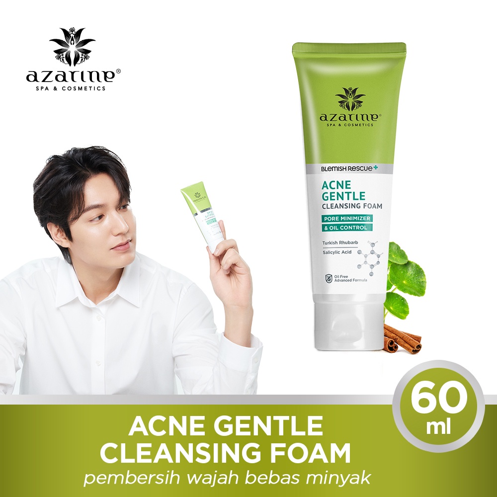 Jual Azarine Acne Gentle Cleansing Foam 60ml | Shopee Indonesia