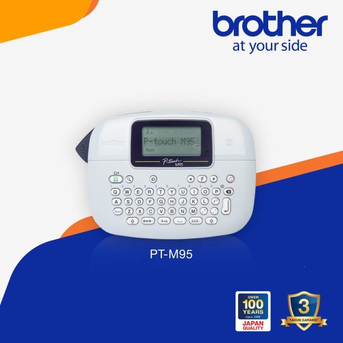 Jual Brother Label Printer PTM95 Handy Label Maker Seri MTape
