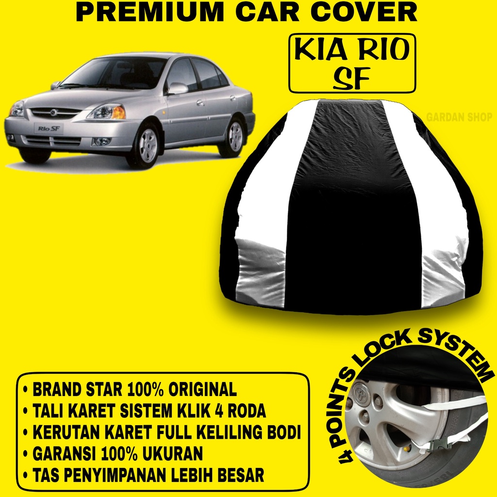 Jual Body Cover KIA RIO SF Sarung Strip SILVER Penutup Pelindung Bodi ...