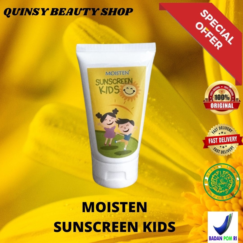 Jual moisten sunscreen kids 35 gr Shopee Indonesia