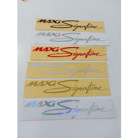Jual STIKER MAXI SIGNATURE | Shopee Indonesia