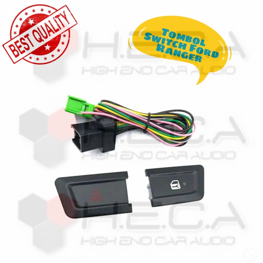 Jual Tombol Switch FORD RANGER 2012 Hazard Button Full Kit | Shopee ...