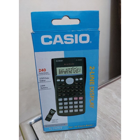 Jual Casio Kalkulator Scientific FX-350MS 240 Fungsi | Shopee Indonesia