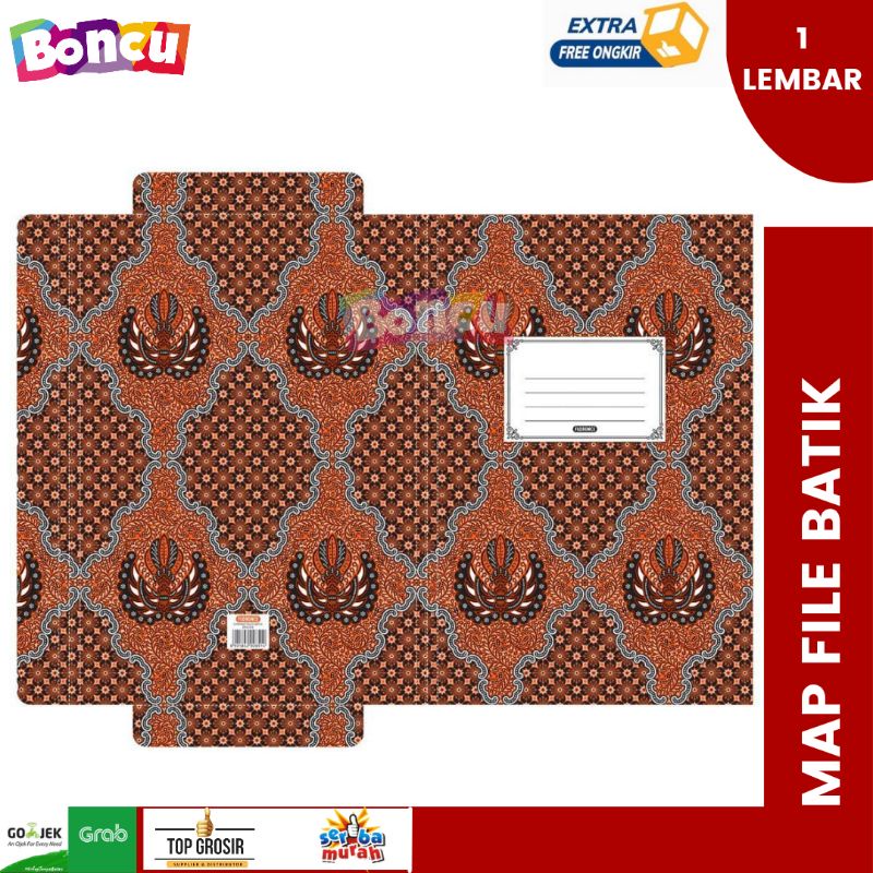 Jual Stopmap Batik Map Batik Elegan Untuk Menyimpan Dokumen [ 1 Pcs