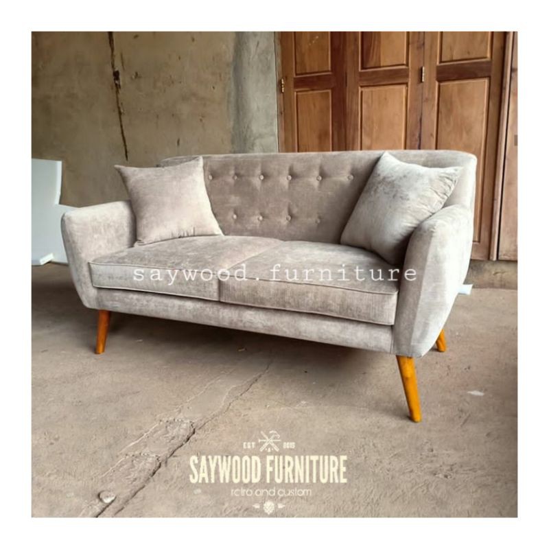 Jual sofa minimalis 2 seatersofa retro 3 seaetersofa jepara murahsofa retro jeparasofa