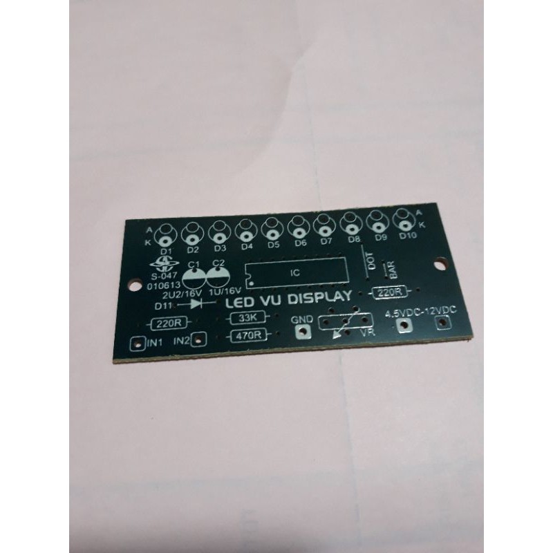 Jual PCB Led VU Display LM3915 S 047 | Shopee Indonesia