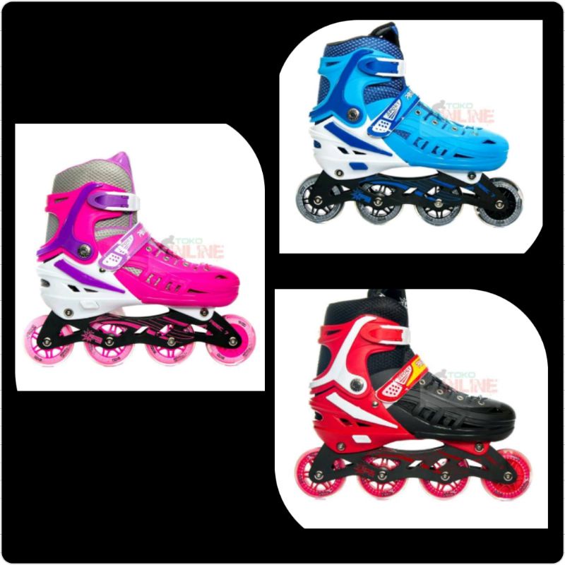 Jual sepatu roda recreational inline skate power line HB22 | Shopee ...