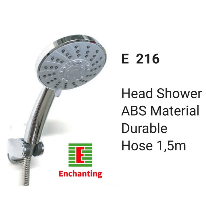 Jual Hand shower Europe Enchanting Chrome High Quality 3 Fungsi E216 ...