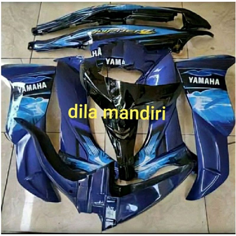 Jual Full set body halus Jupiter Z new burhan plus striping ready all