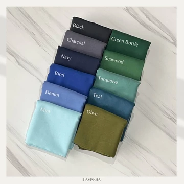 PARIS PREMIUM PART 1 Hijab Segi Empat Tebal Tidak Menerawang JAHIT TEPI Hijab Jilbab ANTI LETOY