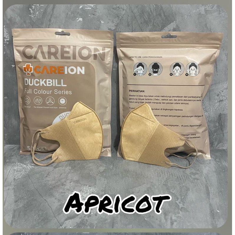 Jual MASKER DUCKBILL CAREION FULL COLOUR SERIES EMBOS 3PLY ISI 50PC ...