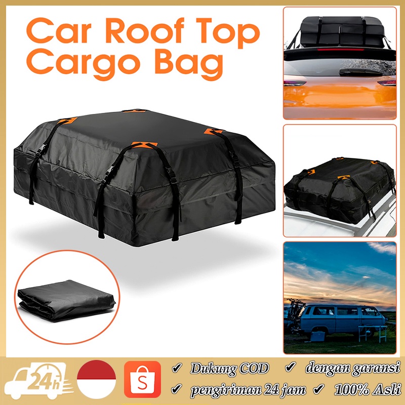 Jual ✦Ready ya,cod✦ 420D Waterproof Cargo Bag Car Roof Cargo