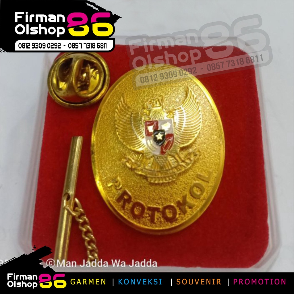 Jual Pin Protokol Oval + kotak + rantai | Shopee Indonesia