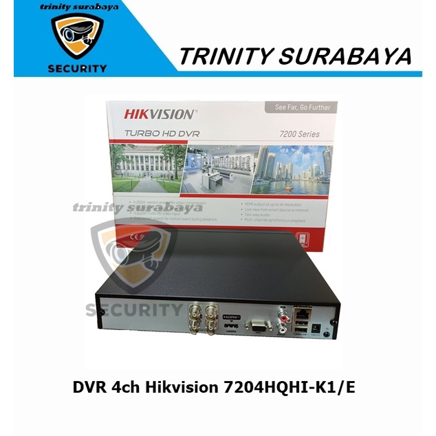 Jual DVR 4ch Hikvision 7204HQHI-M1/E | Shopee Indonesia