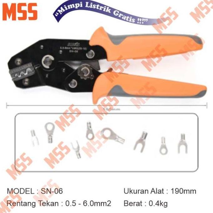 Jual Silahkan Order] IWISS Tang Crimping Terminal Skun kabel / Scoon 1 ...
