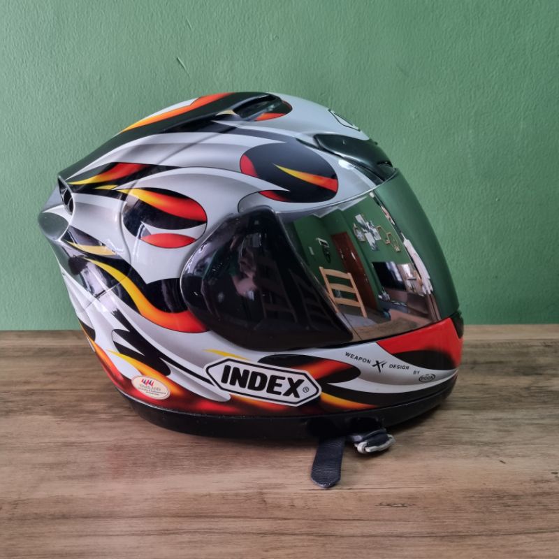 Jual Helm INDEX THAILAND ORIGINAL X Weapon Design Fullface Shopee