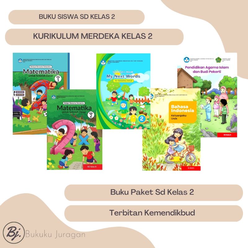 Jual BUKU PAKET SISWA SD KELAS 2 KURIKULUM MERDEKA 2022 ORIGINAL ...