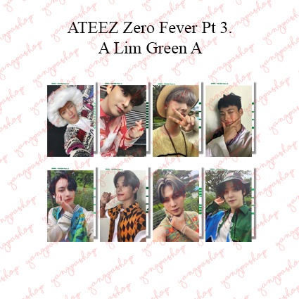 Jual [READY / SET] ATEEZ ZERO FEVER PT 3 ATZZ PHOTOCARD FAN MADE ...