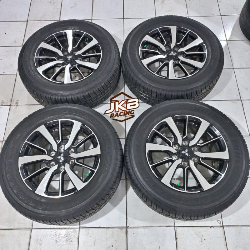 Jual Velg Mobil Bekas Oem Original Pajero Sport R Pcd X Ban Bridgestone Dueler Ht