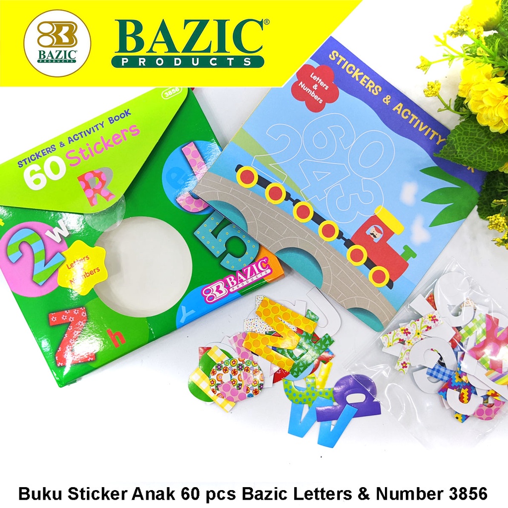 Jual Bazic Buku Sticker Anak 60 pcs - Mainan Edukasi Kertas Tempel ...
