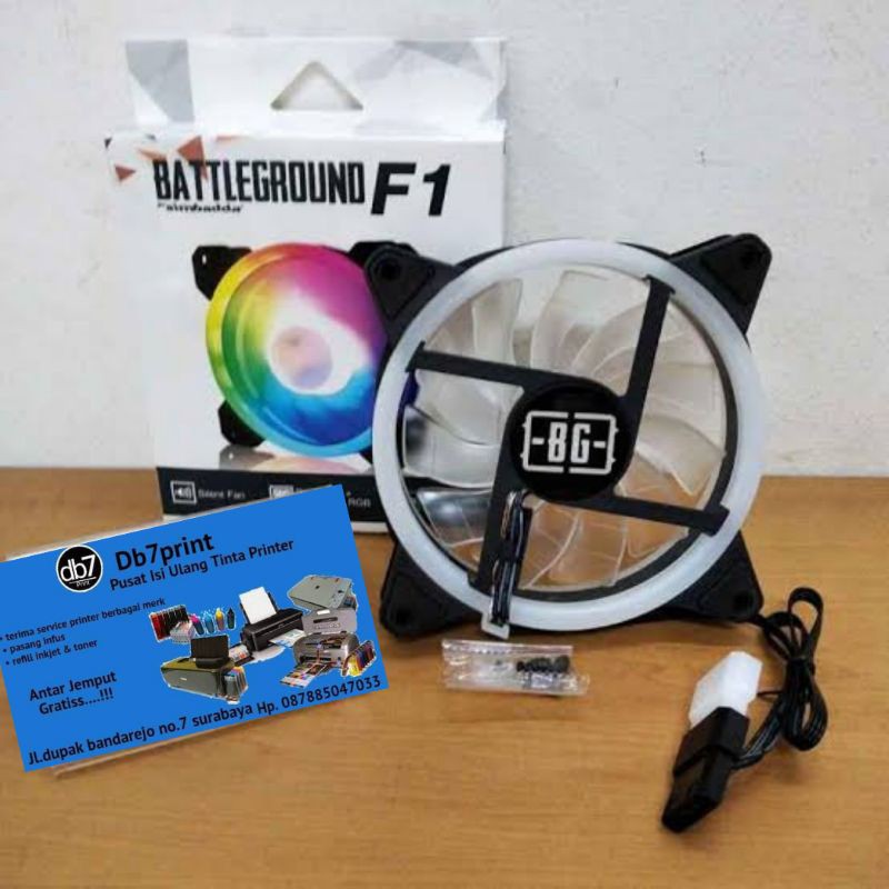 Jual FAN CASING 12CM BATTLEGROUND F1 DUAL RING RGB LED LIGHTING ...