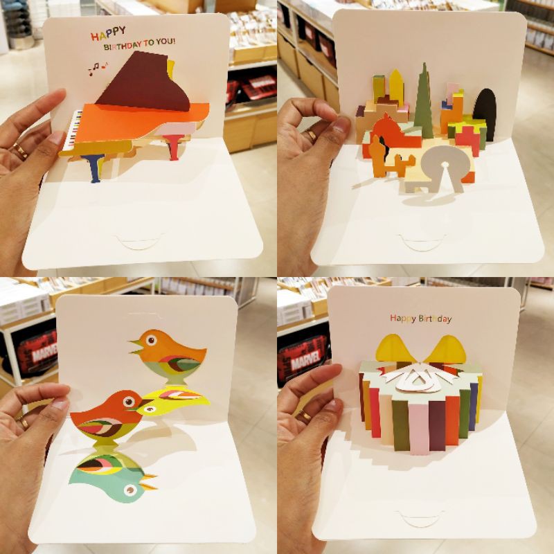 Jual MINISO Geometry Greeting Card / kartu ucapan miniso | Shopee Indonesia